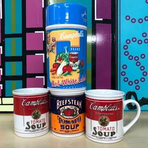 Cambell’s Soup Coffee Mug and Thermos